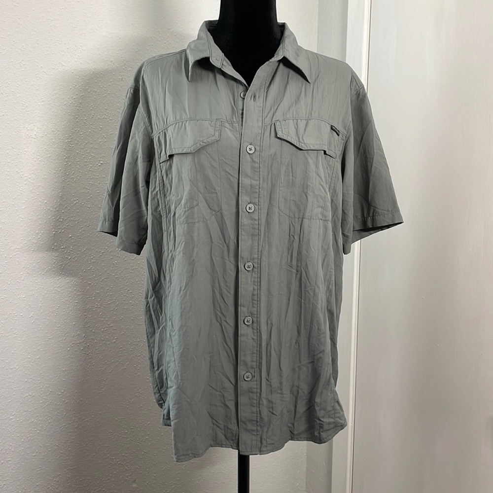 Columbia Omni-Shade Moss Button Down
